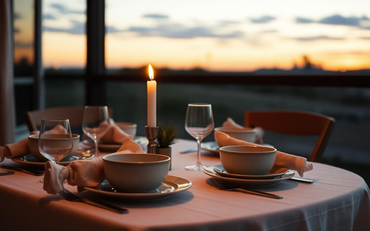 A table set for no occasion at all